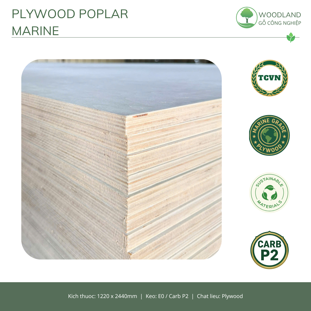 Plywood Poplar Marine