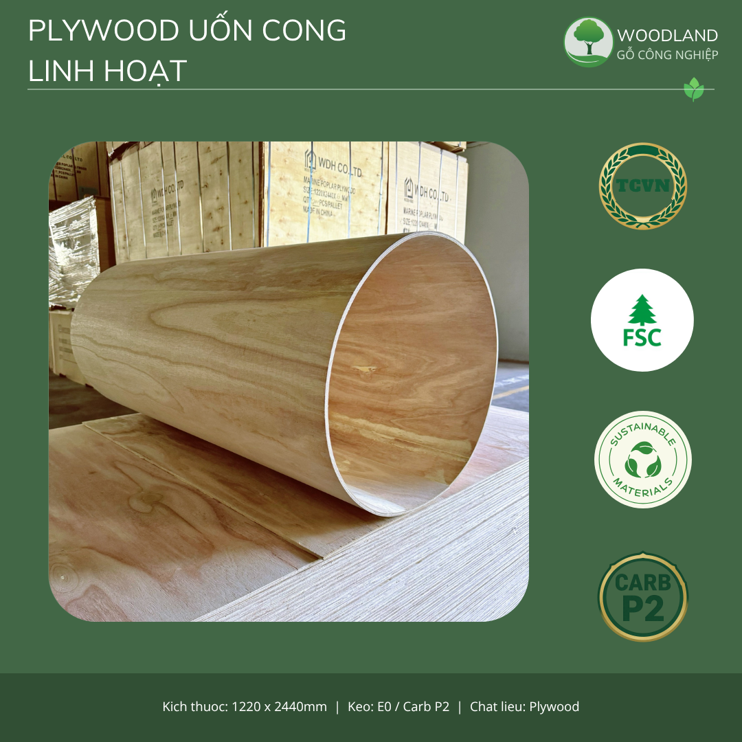 Plywood Polownia Flexible (Hong Wood) Bends Flexibly