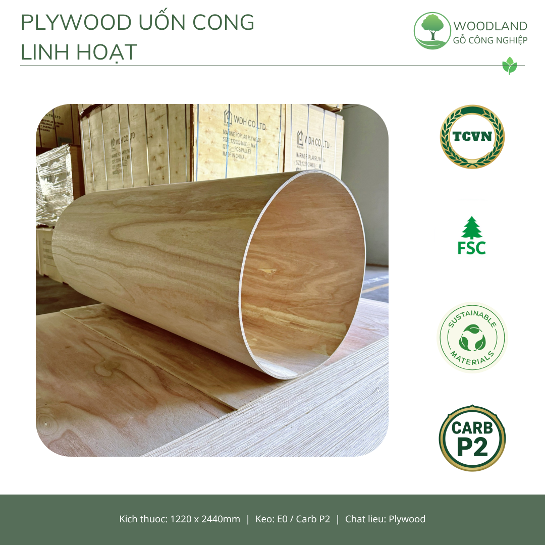 Plywood Polownia Flexible (Hong Wood) Bends Flexibly