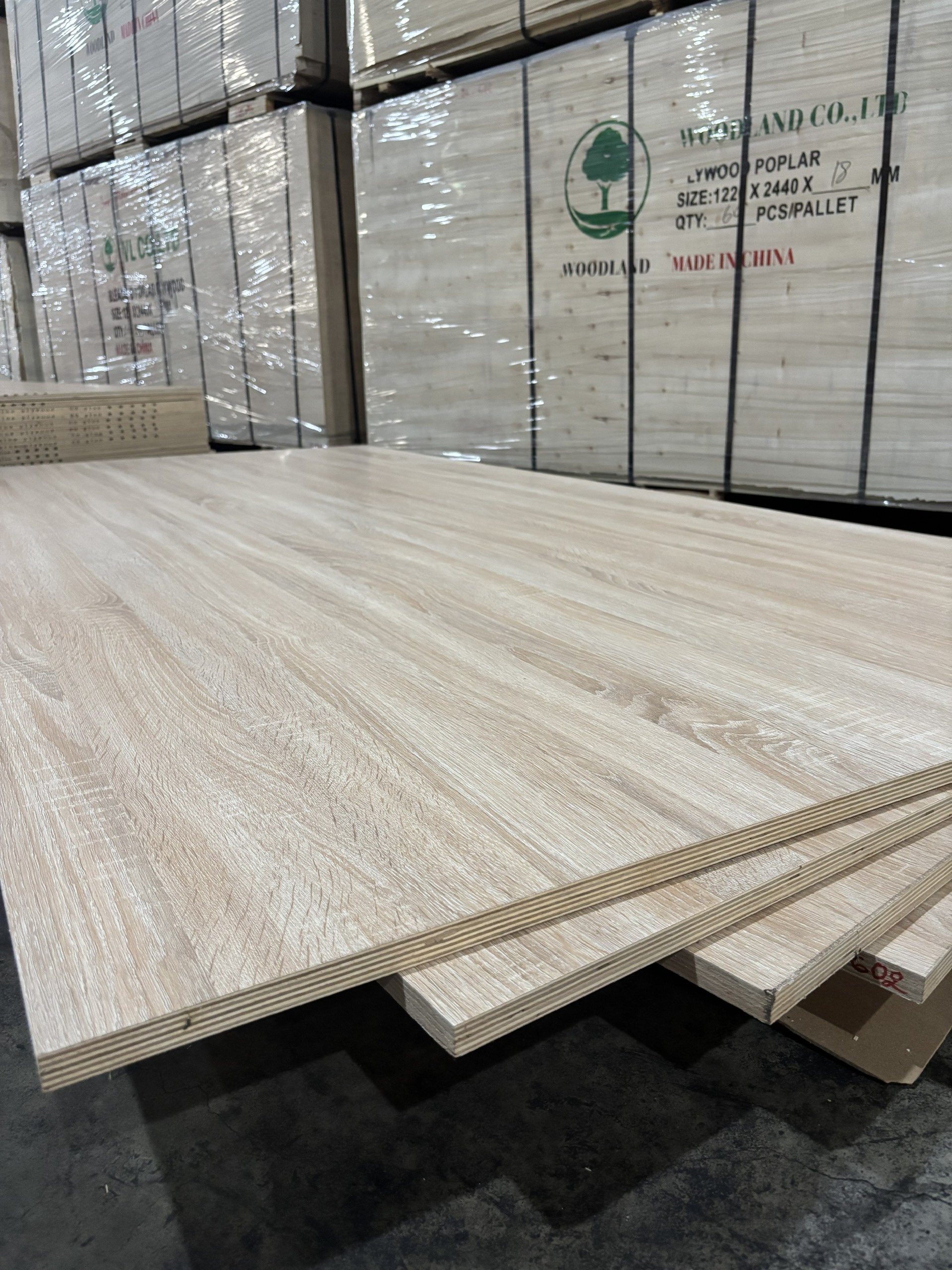Plywood Melamine - WL602EV - Natural Oak 4