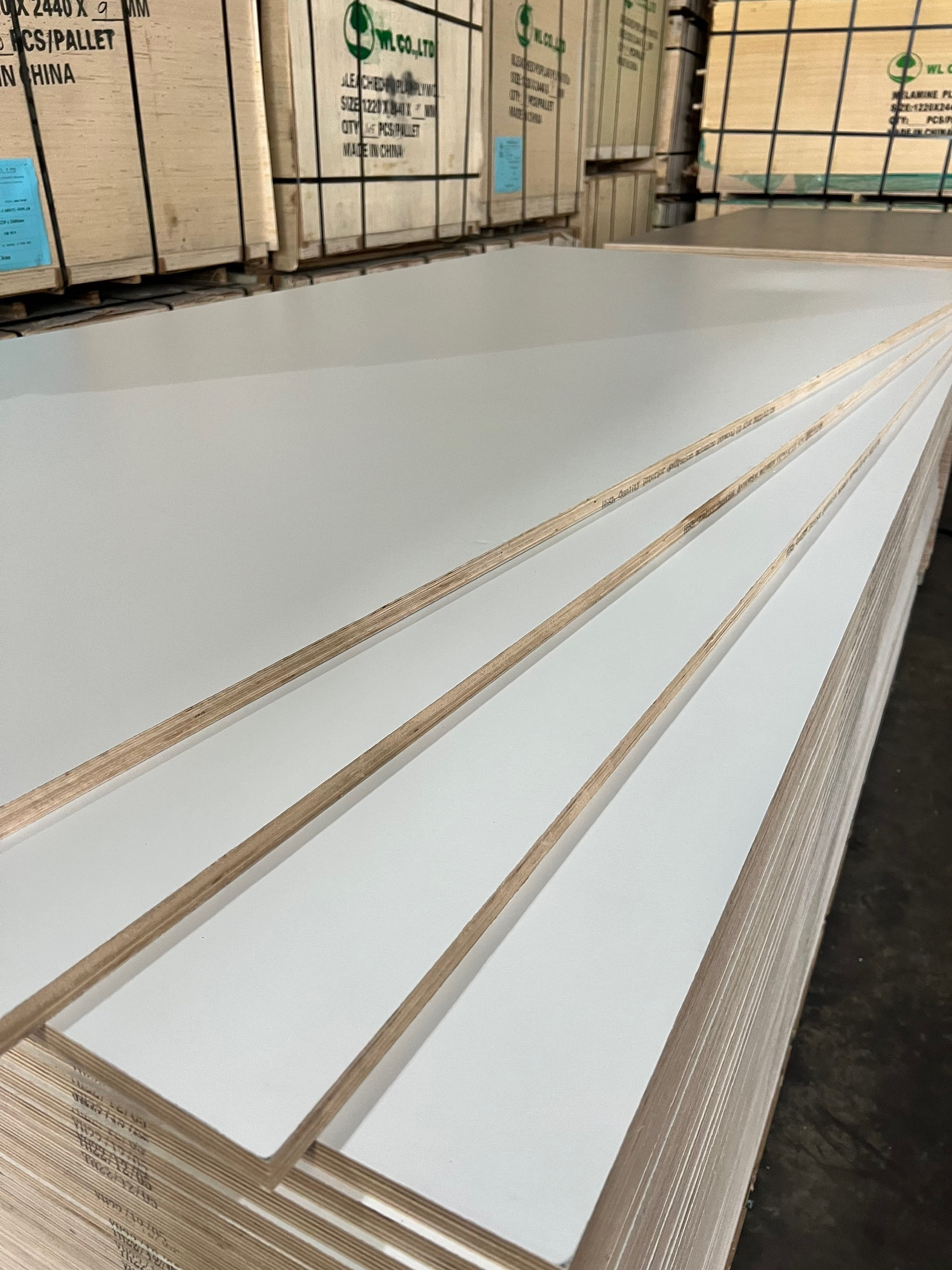 Plywood Melamine - WL088T - White 3